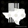 UR Impressions Vertical Texas American Flag Decal Sticker Vinyl Graphics for Cars Trucks SUV Motorcycle Windows|WHITE|6.8 x 6.5 inch|URITM039 view 2