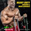 WOQQW Heavy Resistance Bands for Working Out, 350lbs/450lbs Exercise Bands with Handles, Workout Bands Set for Men, Fitness Weight Bands for Muscle Strength Training,Stretching,Slim,Home Gym Equipment view 2