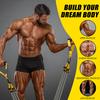 WOQQW Heavy Resistance Bands for Working Out, 350lbs/450lbs Exercise Bands with Handles, Workout Bands Set for Men, Fitness Weight Bands for Muscle Strength Training,Stretching,Slim,Home Gym Equipment view 4