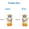 16D Cartoon Animal MittensCute Handmade Knitted Plush Animal Mittens Gloves, Full Fingers Thickening Soft Warm Mittens (red, Child) view 4