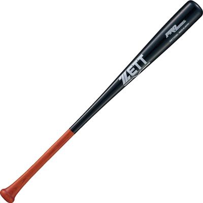 ZETT BWT75380 Soft Baseball Bat, Pro Model, Wood, 31.5 inches (80 cm), 22.3 oz (650 g) Average, Red x Black (6319MO), Made in Japan