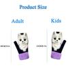 9D Cartoon Animal MittensCute Handmade Knitted Plush Animal Mittens Gloves, Full Fingers Thickening Soft Warm Mittens (red, Child) view 4