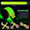 Aucuu Light Up Armband LED Slap Safety Armband for Kids Night Walking, LED Luminous Armband Magic Strap for Running, Cycling, Jogging view 2