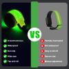 Aucuu Light Up Armband LED Slap Safety Armband for Kids Night Walking, LED Luminous Armband Magic Strap for Running, Cycling, Jogging view 3