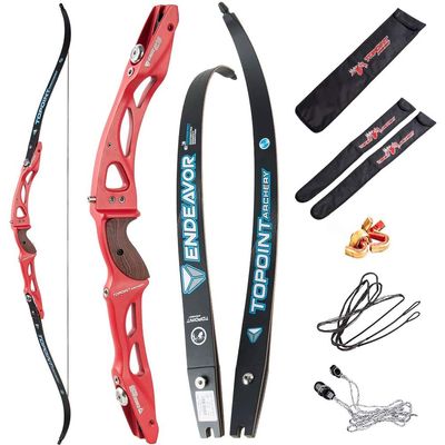 HNZMDY 66/68/70 Inch ILF Recurve Bow 18-256lbs Takedown Recurve Bow ILF Bow Riser and Limbs Aluminum Riser Right Handed Bow for Athletic Competition