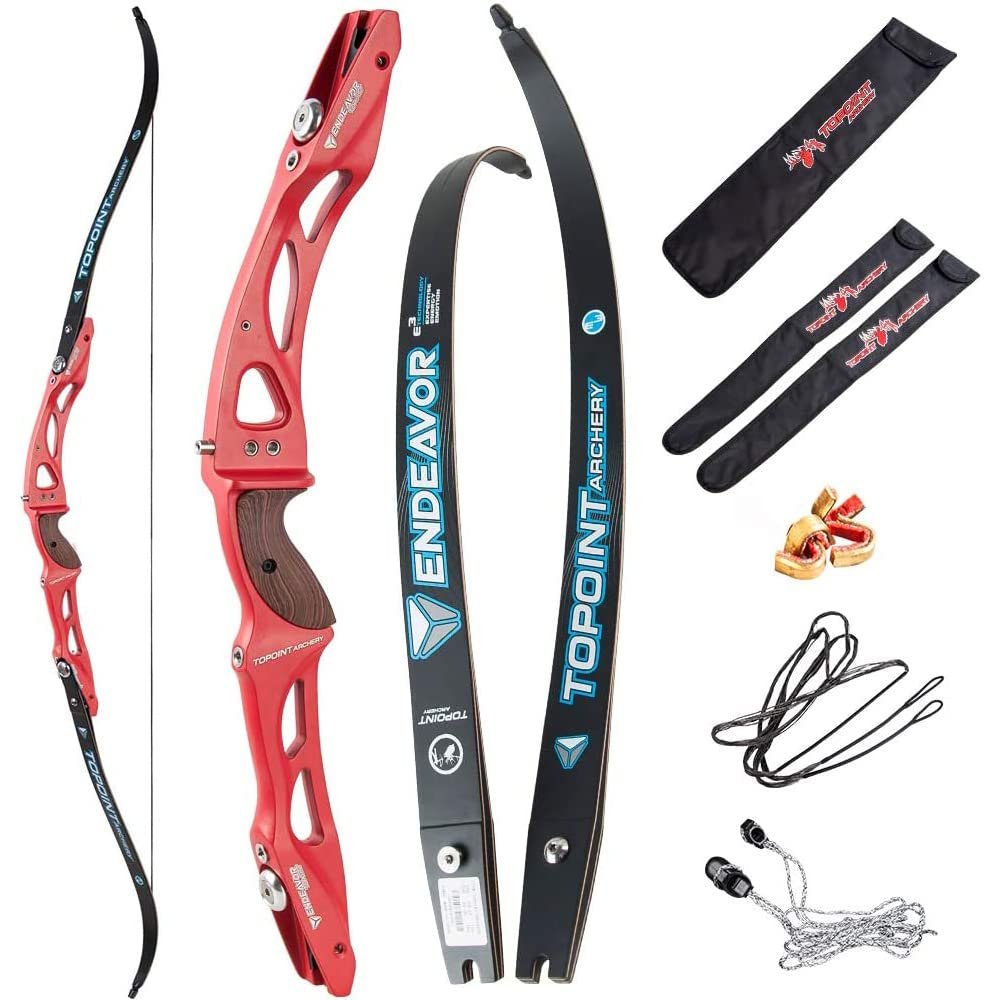HNZMDY 66/68/70 Inch ILF Recurve Bow 18-256lbs Takedown Recurve Bow ILF Bow Riser and Limbs Aluminum Riser Right Handed Bow for Athletic Competition