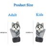 18D Cartoon Animal MittensCute Handmade Knitted Plush Animal Mittens Gloves, Full Fingers Thickening Soft Warm Mittens (red, Child) view 3
