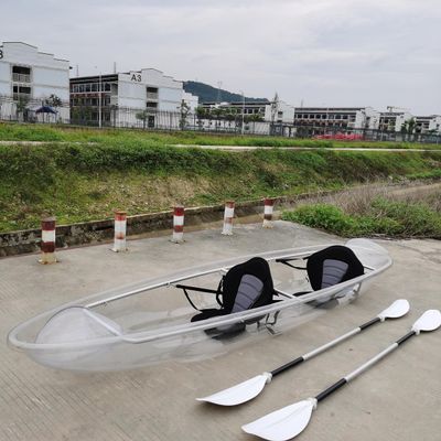 2 Seats Clear Kayak Boat | Clear Transparent Glass Kayak Canoe | See Through | Fishing, Touring, Rental,Have Fun