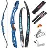 66/68/70 Inch ILF Recurve Bow 18-118lbs Takedown Recurve Bow ILF Bow Riser and Limbs Aluminum Riser Right Handed Bow for Athletic Competition view 1