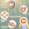Amylove Reflective Trail Markers Bright Trail Signs Lightweight Glow Trail Arrows Markers for Tree Marking Reflector Camping Hunting Hiking and More, Orange (24 Pcs) view 4