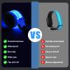 Aucuu Light Up Armband LED Slap Safety Armband for Kids Night Walking, LED Luminous Armband Magic Strap for Running, Cycling, Jogging view 3
