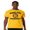 Adelphi University Official Circle Logo Unisex Adult T Shirt,Gold, X-Large view 2