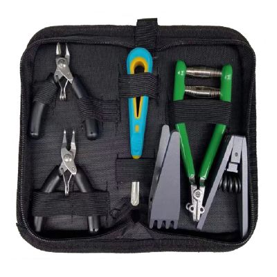 iDili DIY Tennis Squash Badminton Racquet Racket Tools Starting Stringing Clamp Tool Kit Gripper for Badminton Squash Tennis Racket
