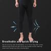 Blaward Men Compression Pants Leggings Athletic Base Layer Workout Running Gym Active Tights Basketball Pants with Knee Pads view 3