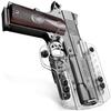 1911 Holster, IWB & OWB Convertible - Optic Cut - Fits 1911 5" No Rail - Including Colt 1911/ Elite Force 1911/Kimber 1911/Rock Island Armory 1911/ Springfield 1911/Tisas 1911/Sig 1911 and More, Clear view 1
