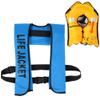 Adult Automatic Water Sports Vest for Boating Fishing Kayaking Paddling (Lake Blue) view 1
