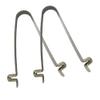 50 Pieces Double Button Diameter 4mm/5mm/6mm/8mm/9mm Push Button Spring Clip Tube Locking Pin Tent Pole Clips Awning Telscopic Tube Camping & Caravan & Chair Tube Lock (5x6mm Double Pin) view 2
