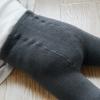 Track Pants Zipper Toddler Kids Baby Girls Cotton Thick Fleece Lined Warm Full Leggings Pantihose (Grey, 12-24 Months) view 2
