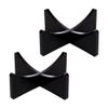 Acrylic Ball Stand Holder Display Stand for Football Basketball Soccer, Volleyball Rugby Sports Ball Storage Rack, Trophy Autograph Memorabilia Display Cases (3.54x1.3 inch, Black) view 1