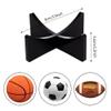 Acrylic Ball Stand Holder Display Stand for Football Basketball Soccer, Volleyball Rugby Sports Ball Storage Rack, Trophy Autograph Memorabilia Display Cases (3.54x1.3 inch, Black) view 2