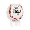 Acrylic Baseball Holder for Ball Memorabilia, Softball, and Tennis Display Rack (1.97x1.1 Inch, White) view 3