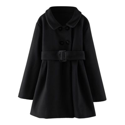 Girls Light Jacket Toddler Girls Winter Windproof Coat Jacket Kids Warm Fleece Outerwear Jacket (Black, 3-4 Years)