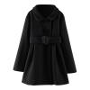 Girls Light Jacket Toddler Girls Winter Windproof Coat Jacket Kids Warm Fleece Outerwear Jacket (Black, 3-4 Years) view 1