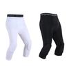 Blaward Men Compression Pants Leggings Athletic Base Layer Workout Running Gym Active Tights Basketball Pants with Knee Pads view 1