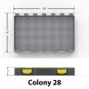 Buzbe Empty Colony 28 Tackle Box view 2