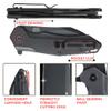 Firebird GANZO FH31B-BK Pocket Folding Knife Wharncliffe D2 Steel Black Blade G10 Anti-Slip Handle with Clip Camping Hunting Fishing Folder Outdoor EDC Knife (Black) view 4