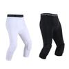 Blaward Men Compression Pants Leggings Athletic Base Layer Workout Running Gym Active Tights Basketball Pants with Knee Pads view 1