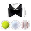 Yes!Fresh Acrylic Baseball Holders for Ball Memorabilia Display, Softball Display, Tennis Display Rack (1.97x1.1 inch, Black) view 2