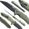 Firebird GANZO FH31B-GR Folding Pocket Knife Wharncliffe D2 Steel Black Blade Ergonomic G10 Handle with Clip Hunting Fishing Flipper Camping Outdoor EDC Knife (Green) view 3