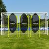 FORZA Free Kick Training Mannequin | 5ft Spring-Back Pop-Up Soccer Dummy Set [3 Pcs]  Portable Free Kick Defender Wall with Carry Bag view 1