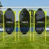 FORZA Free Kick Training Mannequin | 5ft Spring-Back Pop-Up Soccer Dummy Set [3 Pcs]  Portable Free Kick Defender Wall with Carry Bag view 4