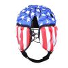 DGXINJUN Soft Shell Flag Football Helmet, 7v7 Rugby Helmet, Scrum Cap, Soccer Padded Headgear, Adjustable Head Protector for Youth Kids Adults view 2