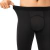 Blaward Men's One Leg Tights 3/4 Compression Pants Athletic Base Layer Underwear Active Legging for Basketball Running view 2