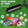 Fumete 100 Sets Ball Pump Bulk Air Pump for Sports Balls Include Needle Nozzle Extension Hose Portable Hand Inflation Kit for Basketball Soccer Football Balloon(Black) view 3