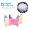 Acrylic Baseball Holders for Ball Memorabilia Display, Softball Display, Tennis Display Rack (1.97x1.1 inch, Colorful) view 3