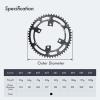 DJC Road Bike Chainring 110bcd Gravel 7 8 9 10 11 12 Speed R7100 R8100 R9200 R7000 R8000 R9100 R9000 4700 5800 6800 R2000 R3000 RX810 RX600 Dura ace Tiagra GRX 105 (46T) view 3