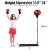 Costzon Punching Bag for Kids, Boxing Bag Set Toy with Height Adjustable Stand, Kids Boxing Gloves and Hand Pump, Freestanding Boxing Equipment Gift for Boys and Girls 8+ Years Old view 3