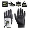 HIRZL Trust Control 2.0 Ladies Golf Gloves, All Weather Womens Golf Glove White/Black | Kangaroo Leather | Cabretta Leather Backhand | Trusted by Pros | Ultimate Grip, Medium - Worn on Right Hand view 2