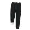 XUETON Womens Sherpa Lined Sweatpant with Pockets Winter Warm Fleece Thermal Lined Tapered Drawstring Athletic Workout Jogger(Black,X-Large) view 1