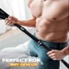 RIDIN Long Leather Whip, 33'' Riding Crop, Riding Whip for Horses, Leather Horse Whip, Black Whip Leather view 3