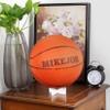 Acrylic Ball Stand Holder Display Stand for Football Basketball Soccer, Volleyball Rugby Sports Ball Storage Rack, Trophy Autograph Memorabilia Display Cases (3.54x1.3 inch, White) view 4