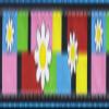 Country Brook Design - Spring Daisies on Ice Blue Nylon Webbing (3/4 Inch, 5 Yards) view 2