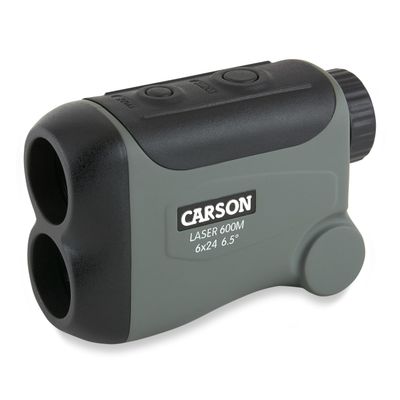 Carson Litewave Pro 650 Yard 6X Power Laser Rangefinder with Golf Pinseeker and Slope Compensation (RF-700)