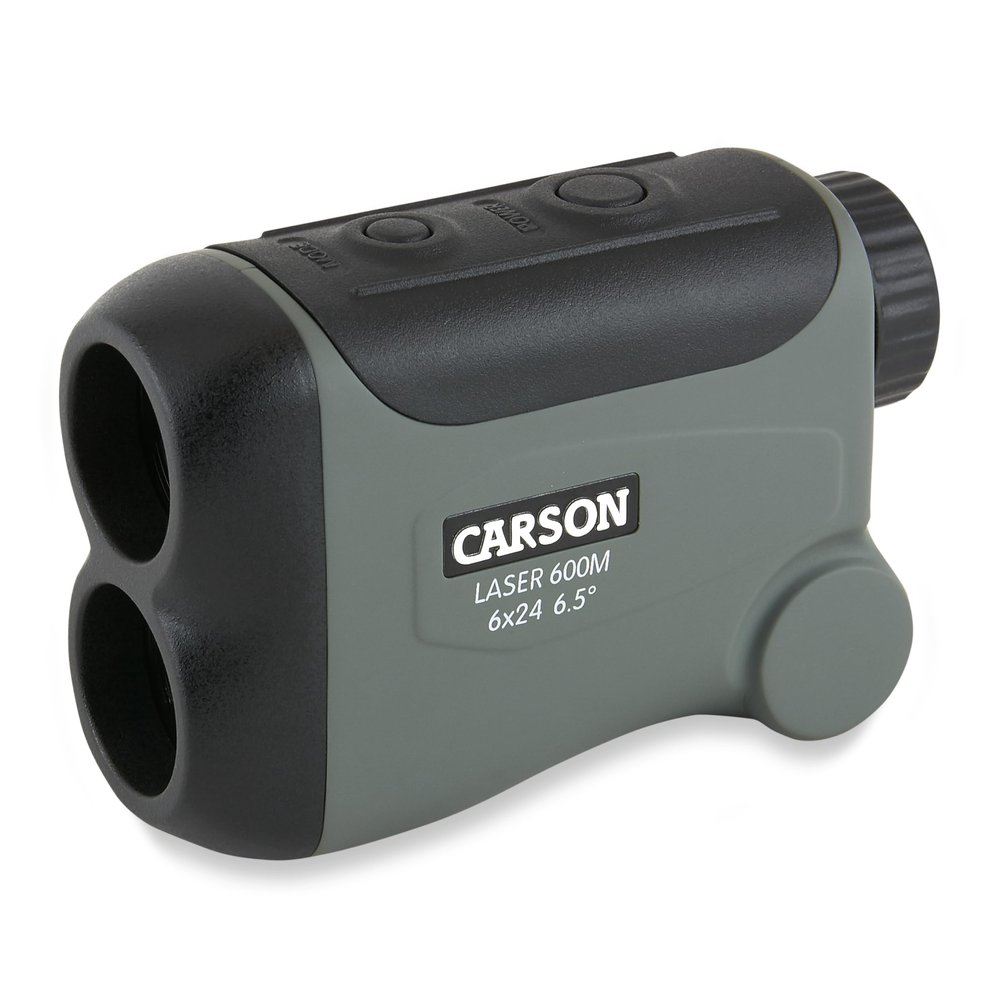 Carson Litewave Pro 650 Yard 6X Power Laser Rangefinder with Golf Pinseeker and Slope Compensation (RF-700)