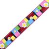 Country Brook Design - Spring Daisies on Rose Nylon Webbing (1 Inch, 10 Yards) view 2