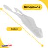 BAITFUEL BF Toad Infused with Supercharged X55 Formula Gel: Fish Scent Technology with Powerful Attractants | 4-Inch, White (PN: X85502) view 3